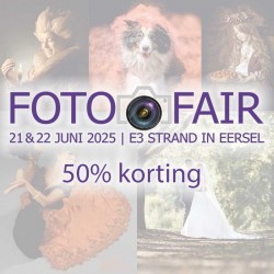 Ticket voor Fotofair met 50% korting