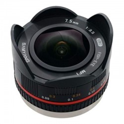 Samyang 7,5mm F3,5 UMC fisheye MFT zwart | Foto-Groep