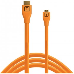 "TetherTools TetherPro HDMI Micro To HDMI 2.0 10' (3m) Black" - Foto-Groep.nl