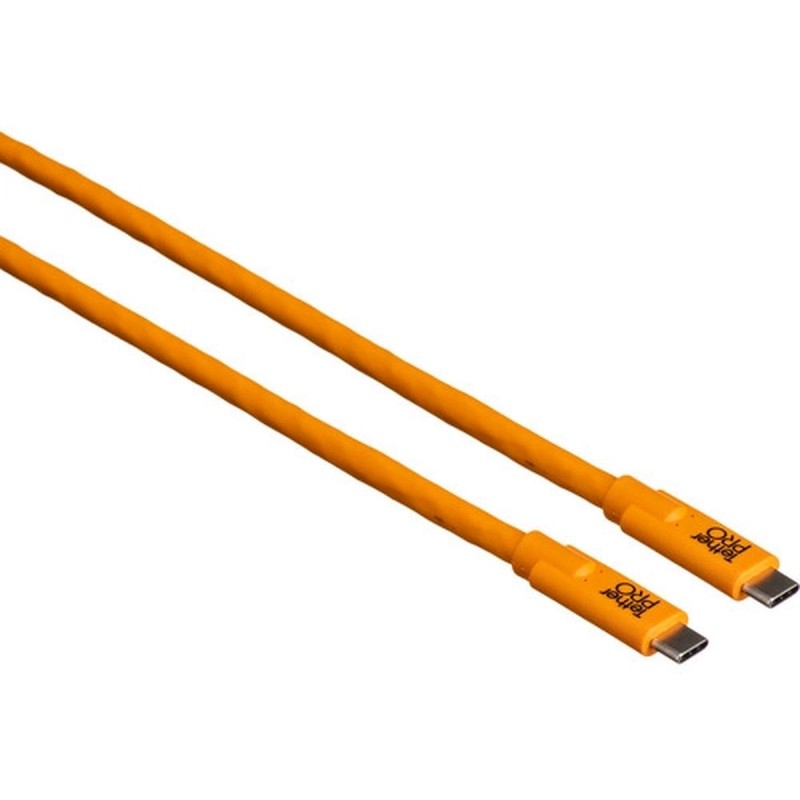 TetherTools TetherPro USB-C To USB-C 1m H-VIS Orange - Foto-Groep.nl